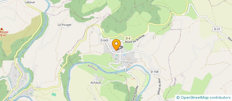 localisation de l'entreprise SCI HOGGAR  CHILHAC