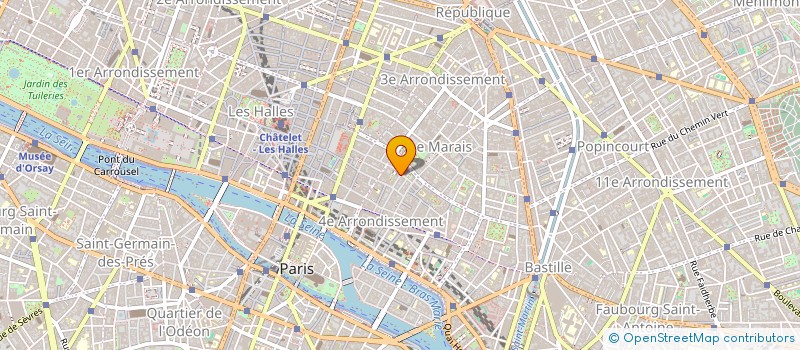 localisation de l'entreprise SCI HOHMAT CHELOMO  PARIS