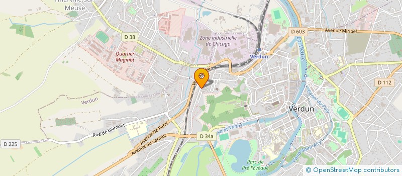 localisation de l'entreprise SCI HOHWEILLER à VERDUN