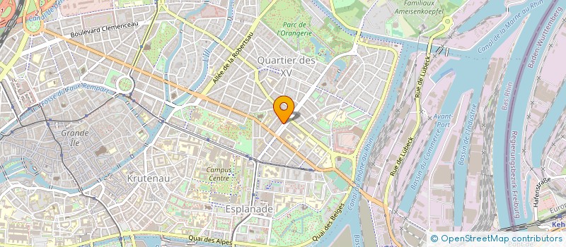 localisation de l'entreprise SCI HOHWOERTH  STRASBOURG