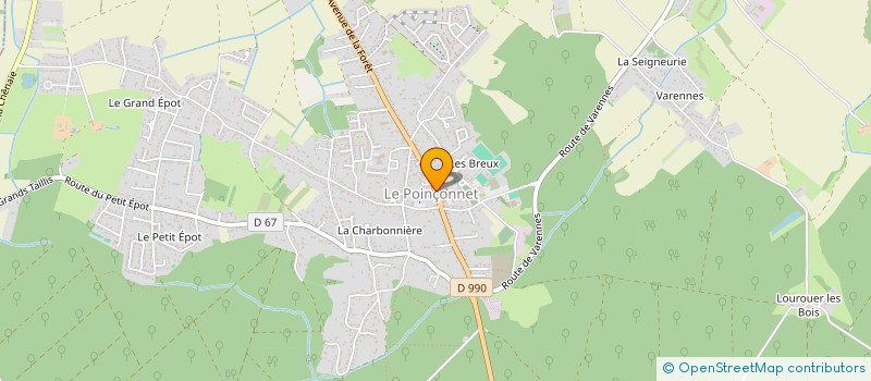 localisation de l'entreprise SCI HOK FONCIER à LE POINCONNET