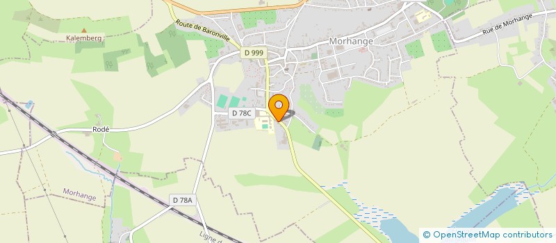 localisation de l'entreprise SCI HOKRA  MORHANGE