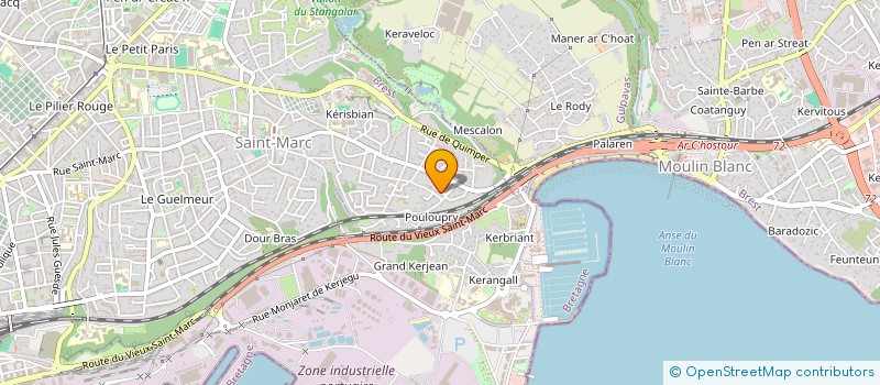 localisation de l'entreprise SCI HOLA  BREST