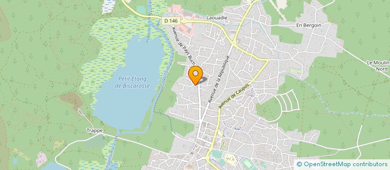 localisation de l'entreprise SCI HOLBOX  BISCARROSSE