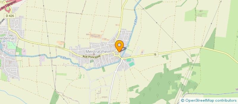 localisation de l'entreprise SCI HOLDER  MEISTRATZHEIM