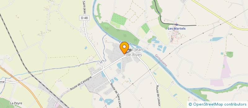 localisation de l'entreprise SCI HOLDING FINANCE FUSION  SAINT-JEAN-DE-RIVES