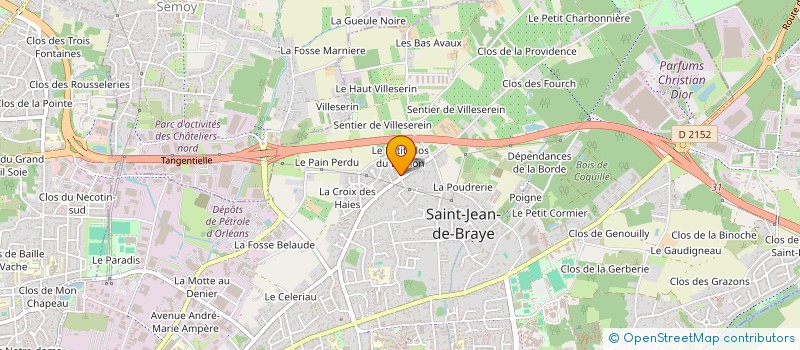 localisation de l'entreprise SCI HOLDING IMMOBILIER à SAINT-JEAN-DE-BRAYE