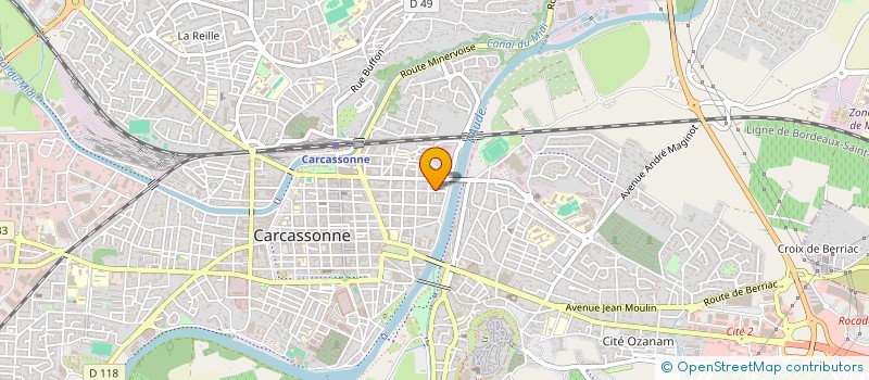 localisation de l'entreprise SCI HOLDING LEMILI à CARCASSONNE