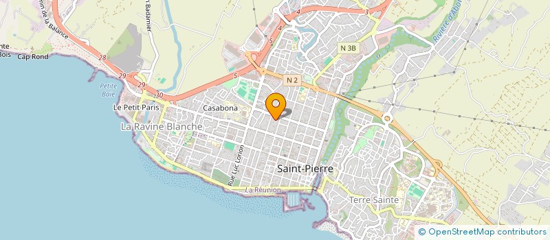 localisation de l'entreprise SCI HOLDING SUFFREN à SAINT-PIERRE