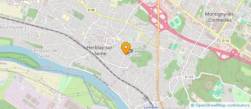 localisation de l'entreprise SCI HOLETOWN  HERBLAY-SUR-SEINE