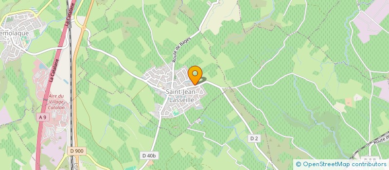 localisation de l'entreprise SCI HOLFAX  SAINT-JEAN-LASSEILLE