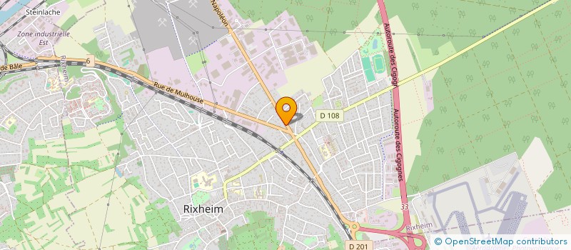localisation de l'entreprise SCI HOLIDAY  RIXHEIM