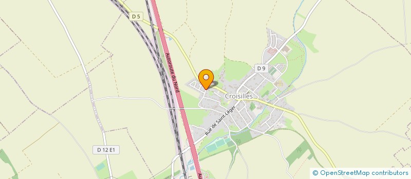 localisation de l'entreprise SCI HOLIM  BAPAUME