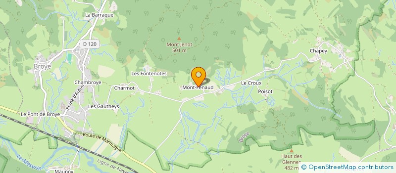 localisation de l'entreprise SCI HOLISTIK  BROYE