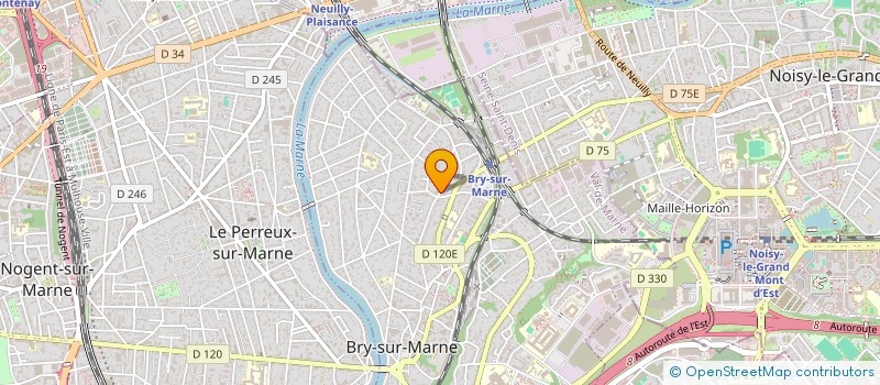 localisation de l'entreprise SCI HOLLARD-PONSART  BRY-SUR-MARNE