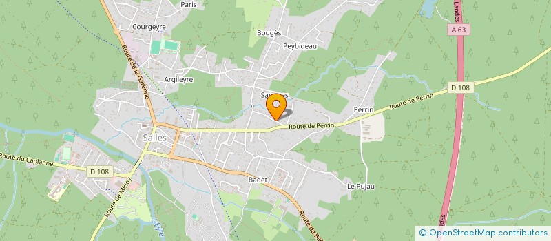 localisation de l'entreprise SCI HOLLIDAYS  SALLES