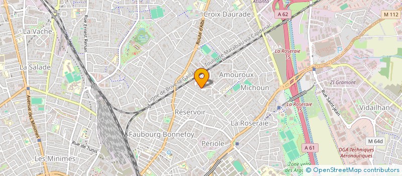 localisation de l'entreprise SCI HOLLY à TOULOUSE