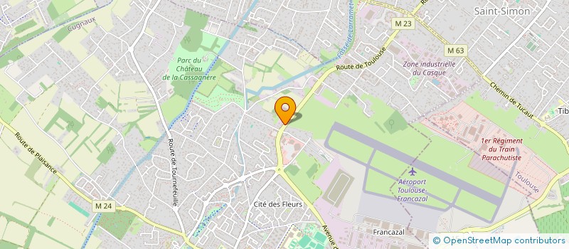 localisation de l'entreprise SCI HOLLYWOOD  CUGNAUX