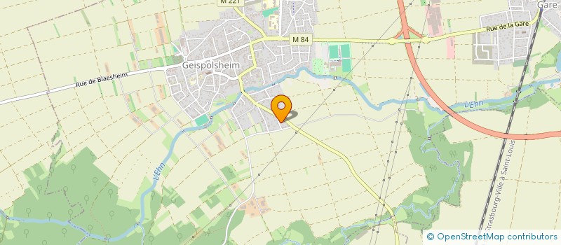 localisation de l'entreprise SCI HOLOCHER  GEISPOLSHEIM