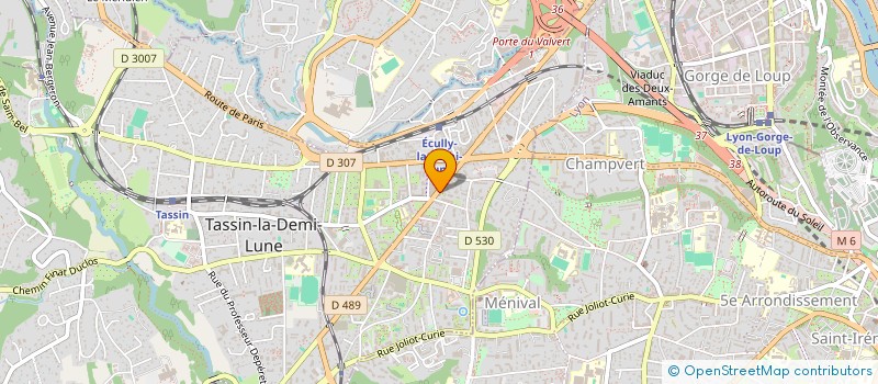 localisation de l'entreprise SCI HOLZACH  TASSIN-LA-DEMI-LUNE