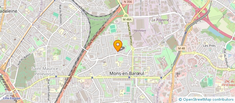 localisation de l'entreprise SCI HOM  MONS-EN-BARUL