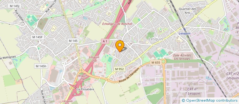 localisation de l'entreprise SCI HOMAPY à LESQUIN