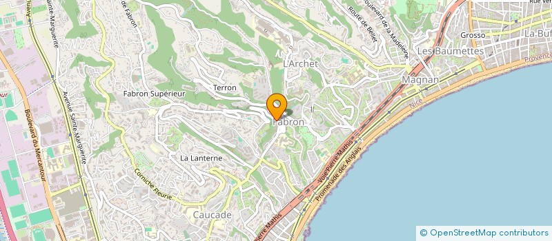 localisation de l'entreprise SCI HOMCLIN à NICE