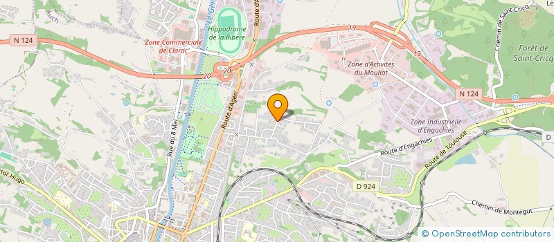 localisation de l'entreprise SCI HOMCO à AUCH