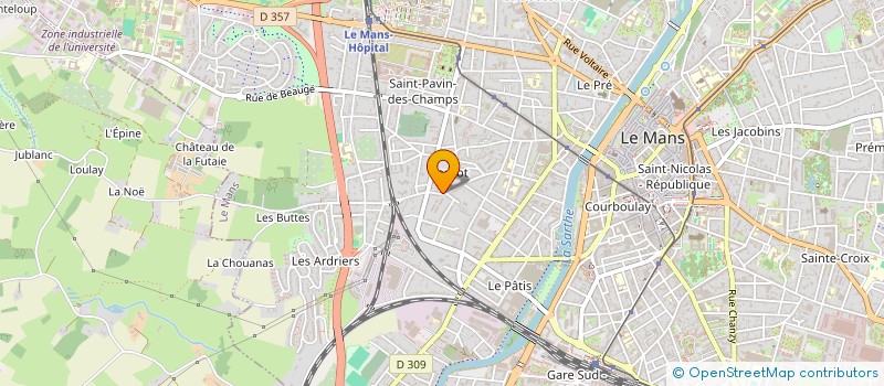 localisation de l'entreprise SCI HOME 2000  LE MANS