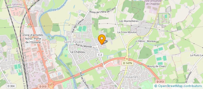 localisation de l'entreprise SCI HOME 3J  SAINT-PAVACE