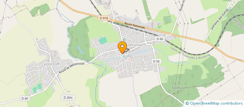 localisation de l'entreprise SCI HOME  METZERVISSE