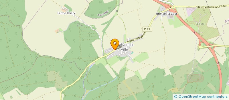 localisation de l'entreprise SCI HOME  BREHAIN-LA-VILLE