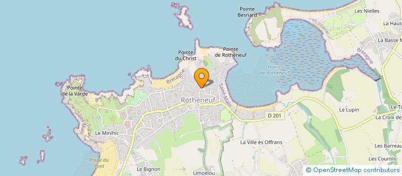 localisation de l'entreprise SCI HOME  SAINT-MALO