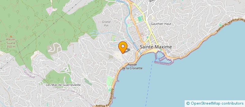 localisation de l'entreprise SCI HOME à SAINTE-MAXIME