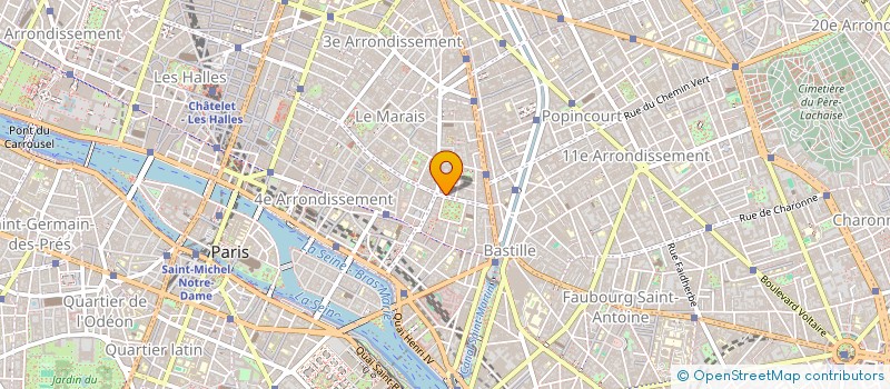 localisation de l'entreprise SCI HOME  PARIS