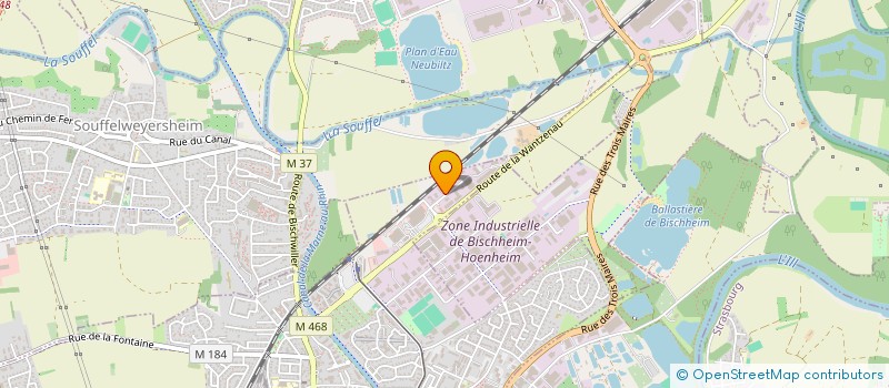 localisation de l'entreprise SCI HOME  HNHEIM