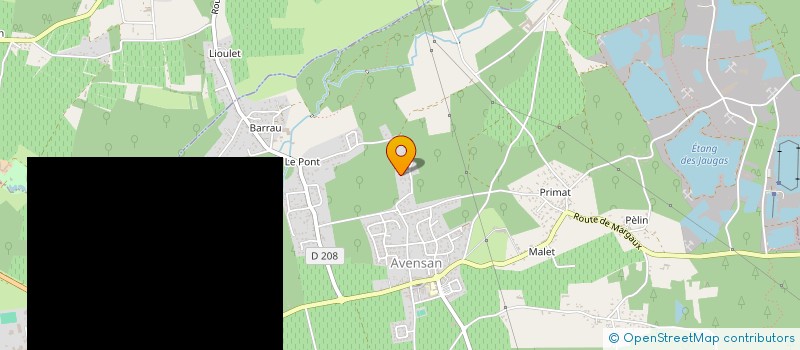 localisation de l'entreprise SCI HOME 99  AVENSAN