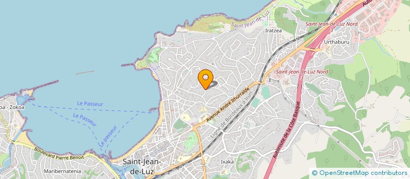 localisation de l'entreprise SCI HOME BASQUE à SAINT-JEAN-DE-LUZ