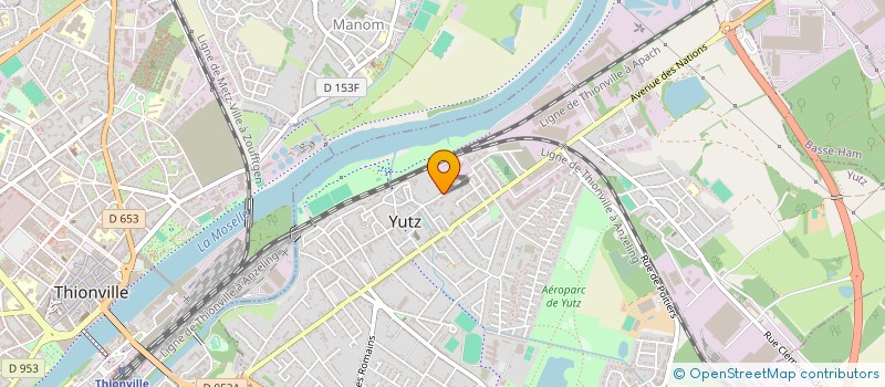 localisation de l'entreprise SCI HOME BOX  YUTZ