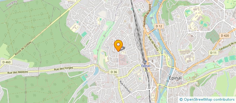 localisation de l'entreprise SCI HOME CH.FR à EPINAL