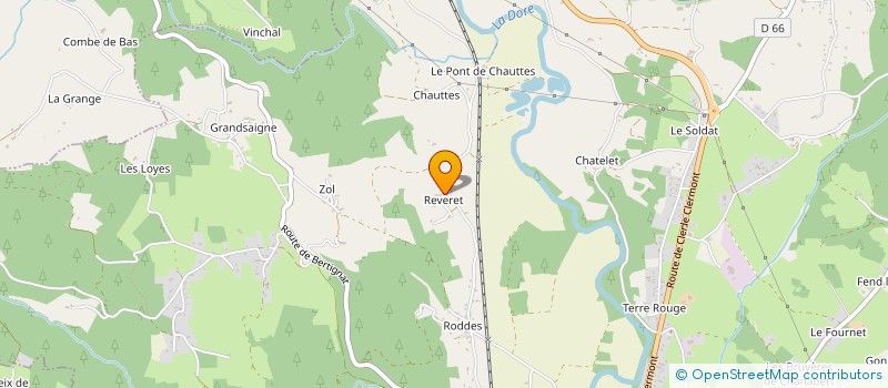 localisation de l'entreprise SCI HOME DORE  AMBERT