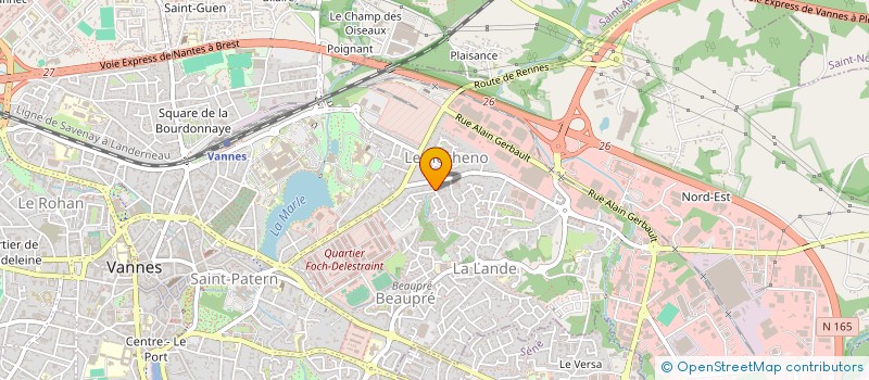 localisation de l'entreprise SCI HOME FINANCE à VANNES