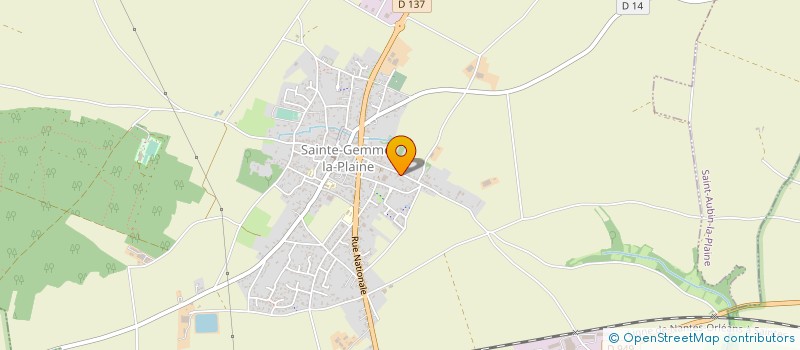 localisation de l'entreprise SCI HOME INVEST 85  SAINTE-GEMME-LA-PLAINE