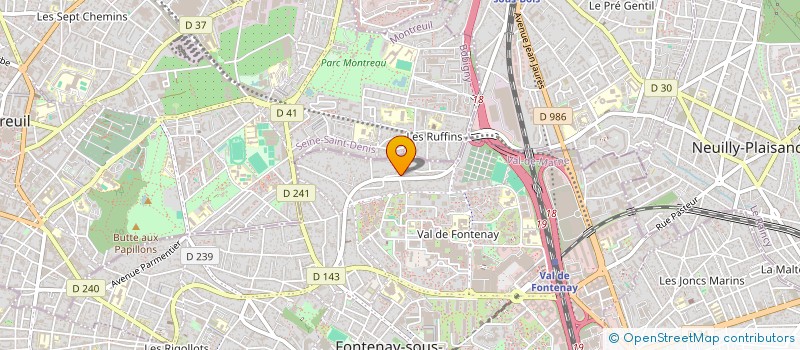 localisation de l'entreprise SCI HOME INVEST à FONTENAY-SOUS-BOIS