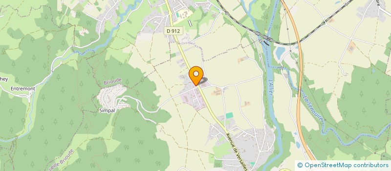 localisation de l'entreprise SCI HOME LC  VIEILLE-BRIOUDE