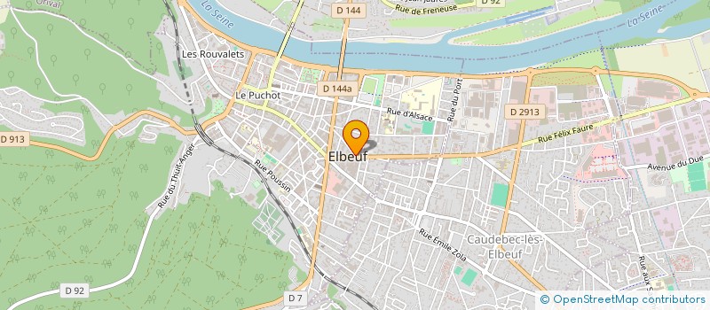 localisation de l'entreprise SCI HOME NEST  ELBEUF