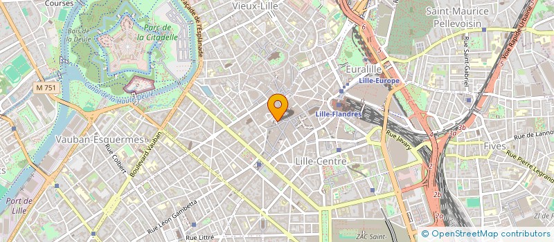 localisation de l'entreprise SCI HOME RIHOUR à LILLE