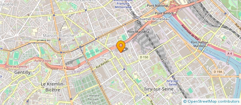 localisation de l'entreprise SCI HOME RUN FAMILY à IVRY-SUR-SEINE
