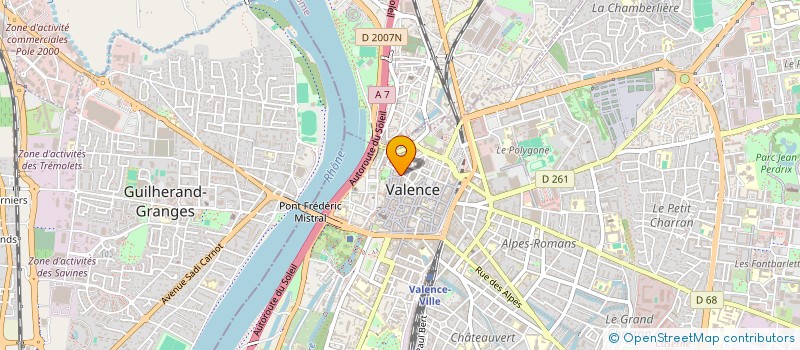 localisation de l'entreprise SCI HOME-SEVE à VALENCE