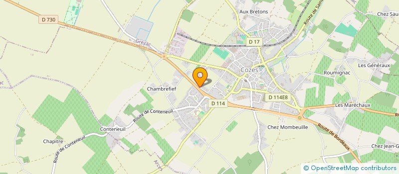 localisation de l'entreprise SCI HOME SWEET HOME  COZES